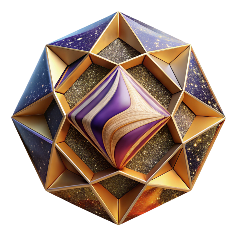 extraordinary abstract Geometric Pattern Cutout Colorful Aztec Inspired Design Isolated high quality png