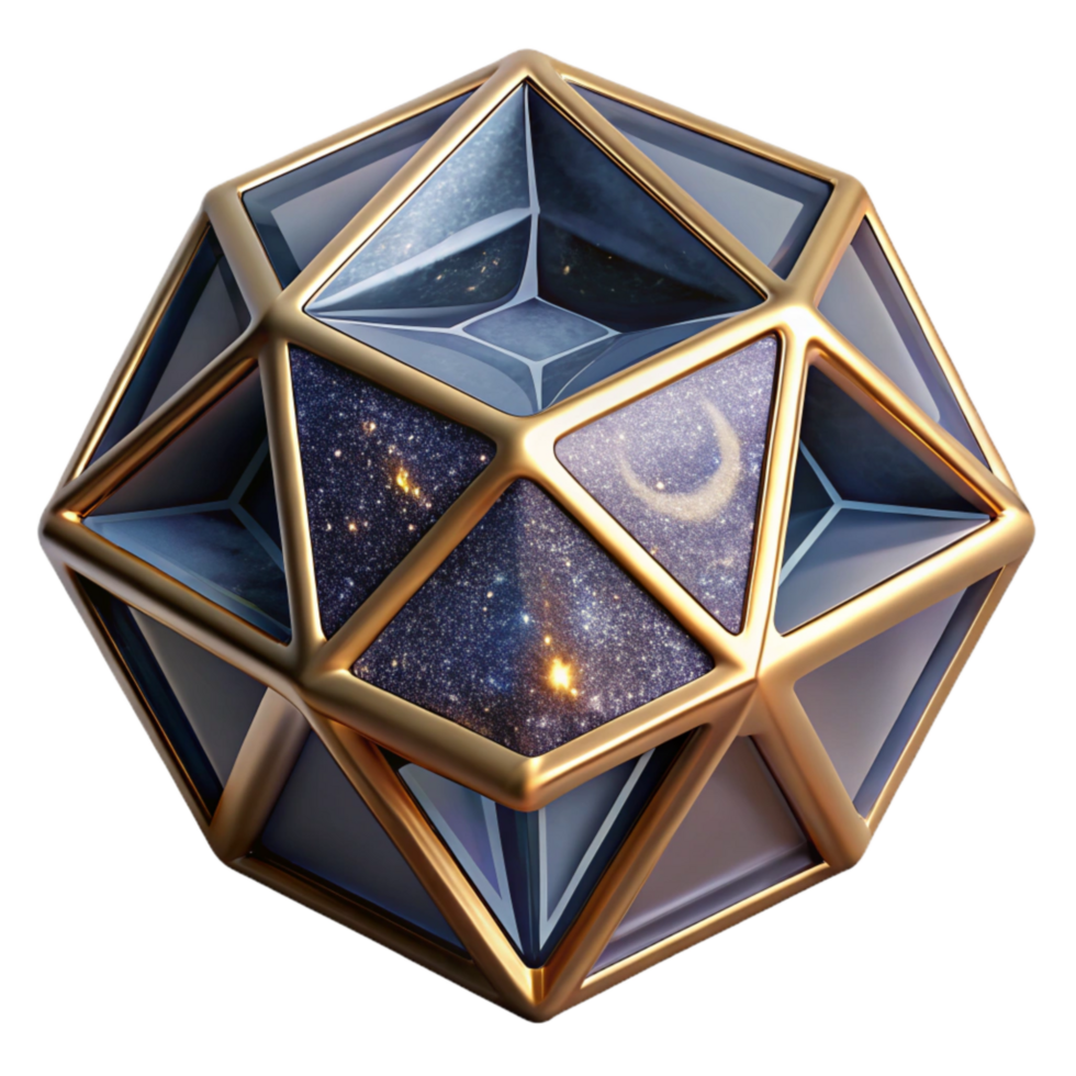 stunning traditional Geometric Pattern Cutout Isometric Cube Design Transparent Background professional png