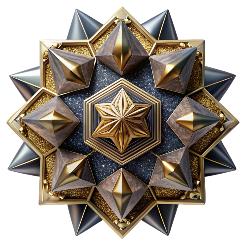 elegant classic Geometric Pattern Modern Design Symmetry Cutout authentic png