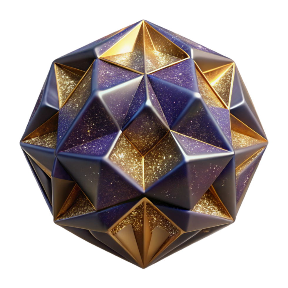 serene abstract Geometric Pattern Top View Isolated Cutout high quality png