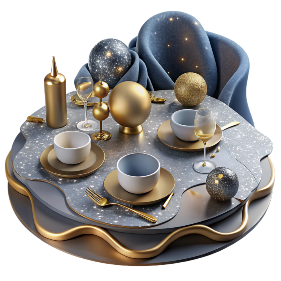 extraordinary creative Gray Minimalist Table Setting Element Cutout authentic png