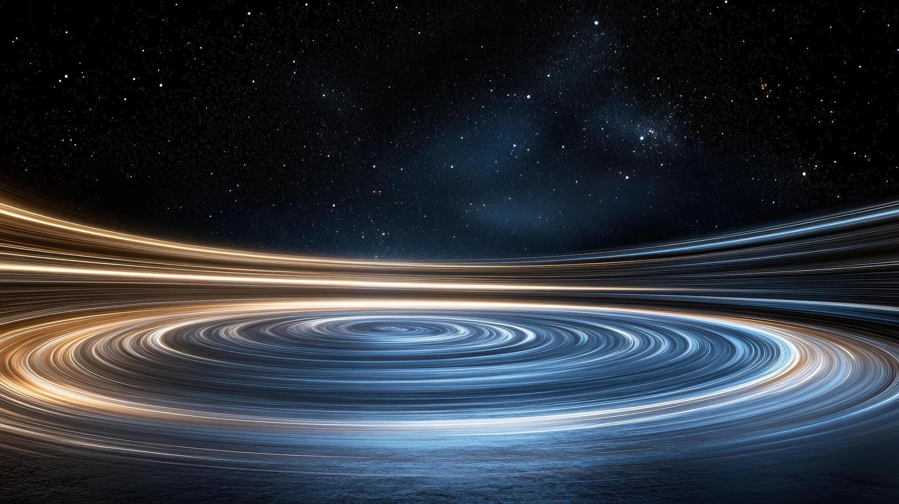 An abstract image of a spiral in space photo