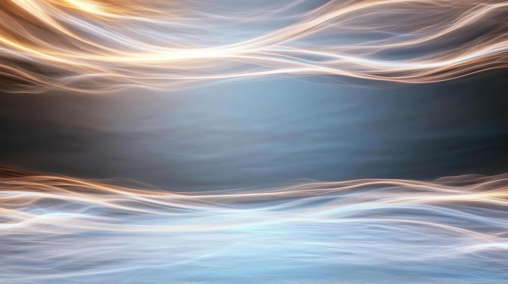 Abstract background with light waves photo
