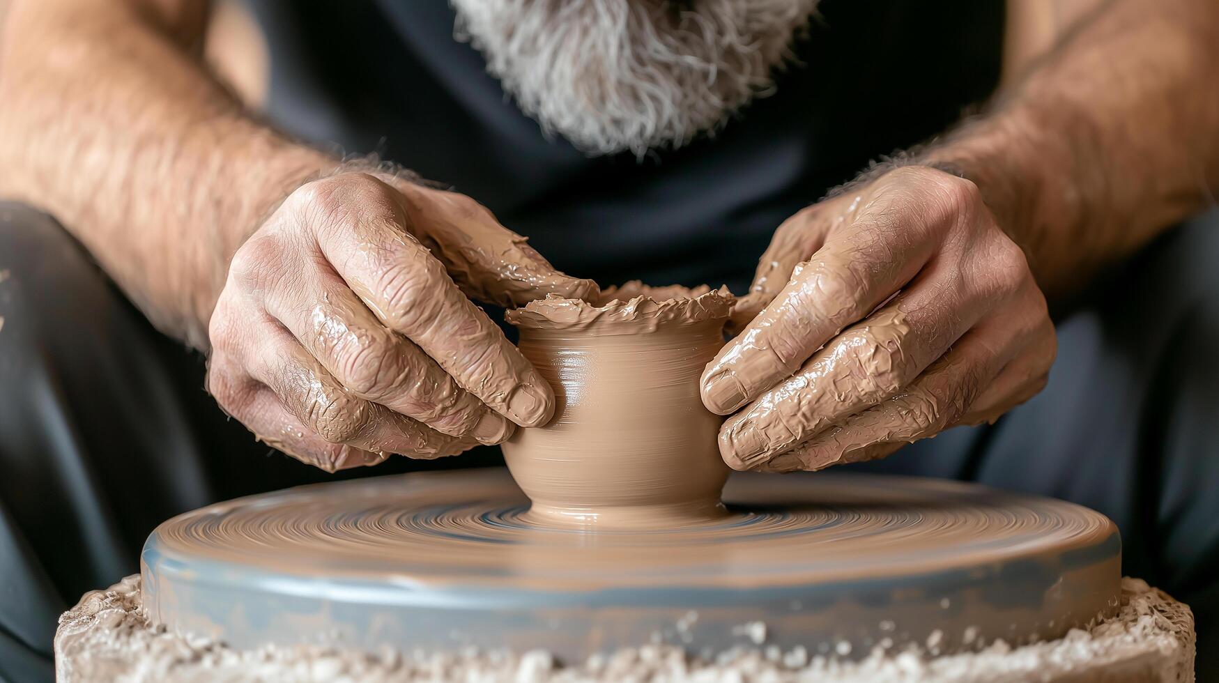 Motion and Skill in Pottery Making photo
