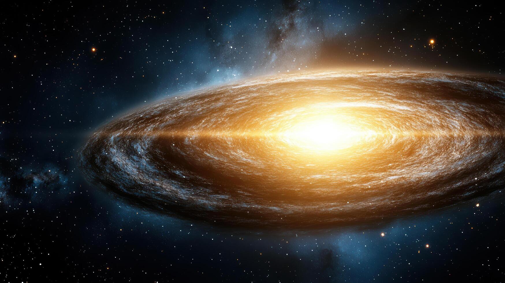 cosmic whirlpool representing gravitational pull in space photo