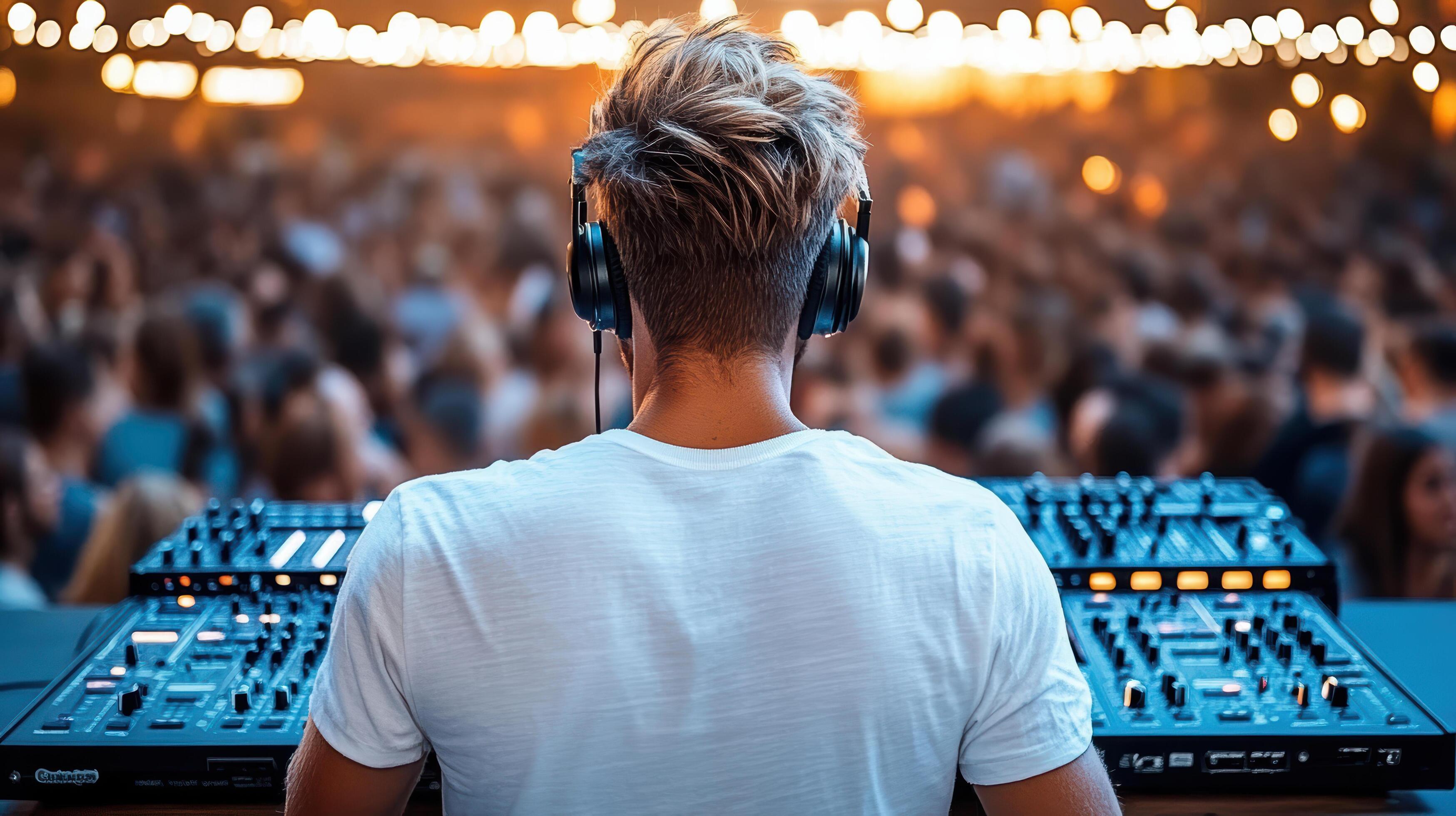 Vibrant Music Festival Crowd
