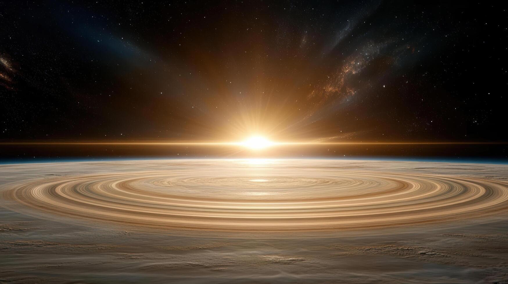 An image of a planet with a ring around it photo
