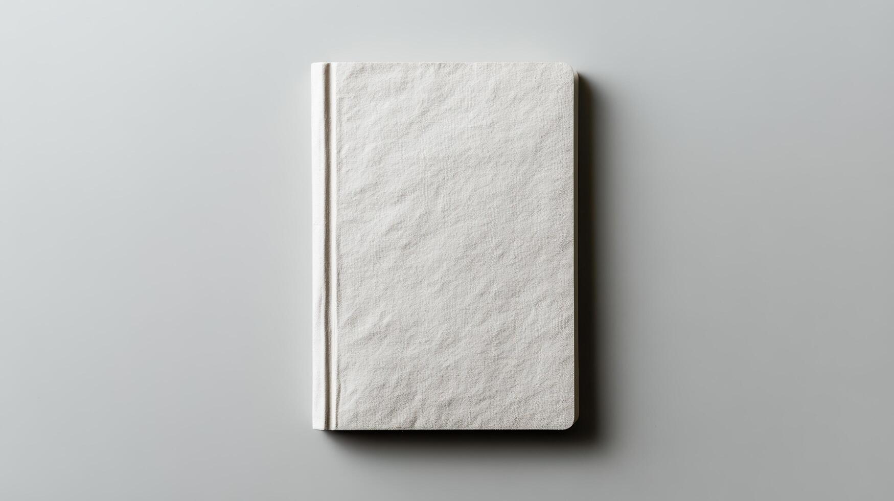 Minimalist notebook design with textured cover, perfect for writing or sketching photo