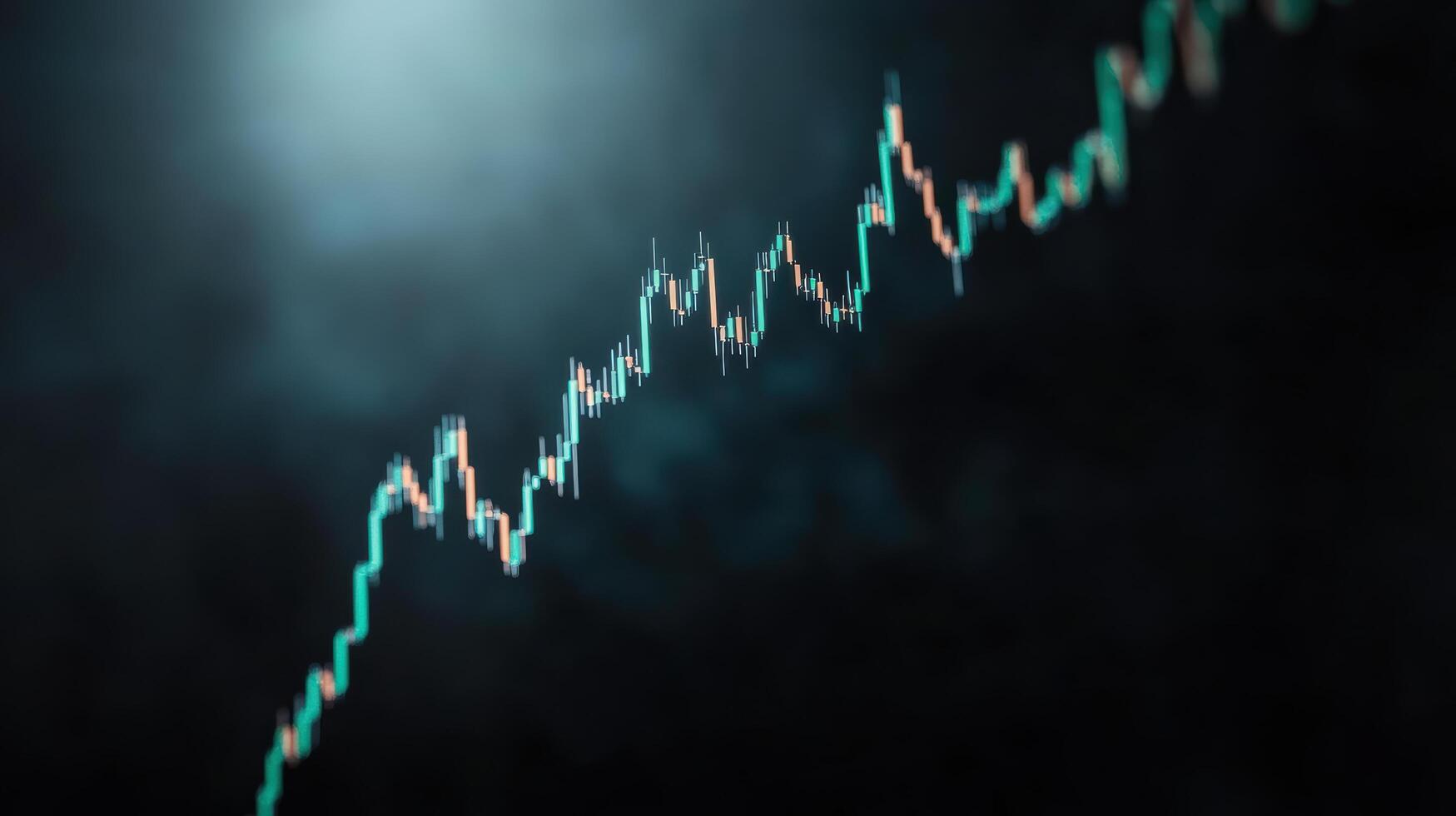clean line chart illustrating upward trends in data, symbolizing growth and progress photo