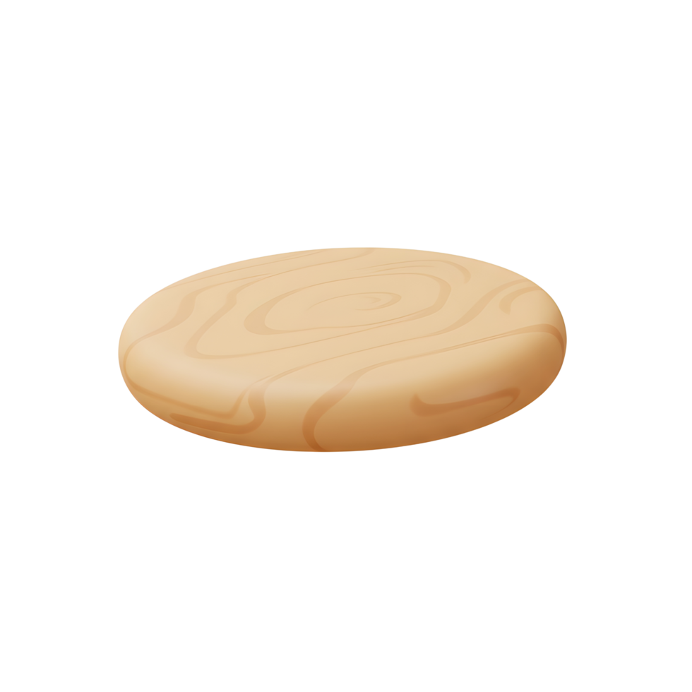 A gentle curve of light beige wood, showcasing a beautiful wood grain pattern. Smooth, simple, and naturally appealing. png