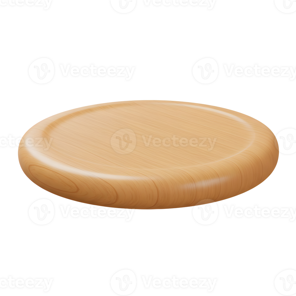 A simple, round wooden platform perfect for showcasing your product. Its smooth, light-colored wood creates a clean, minimalist aesthetic. png