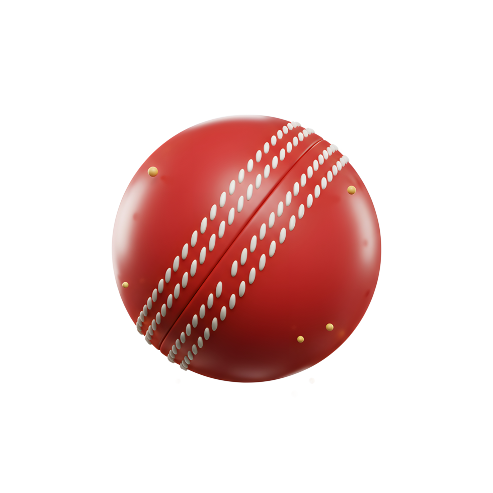A shiny red cricket ball takes center stage, adorned with sparkling golden accents. The scene feels celebratory and energetic, perfect for sports promotions. png