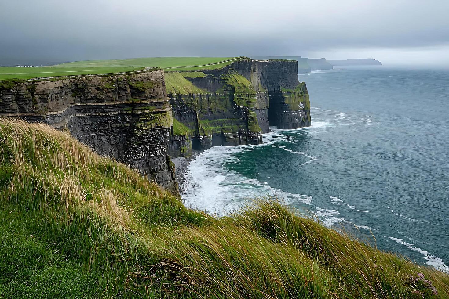 Cliffs of moher, county clare, ireland photo