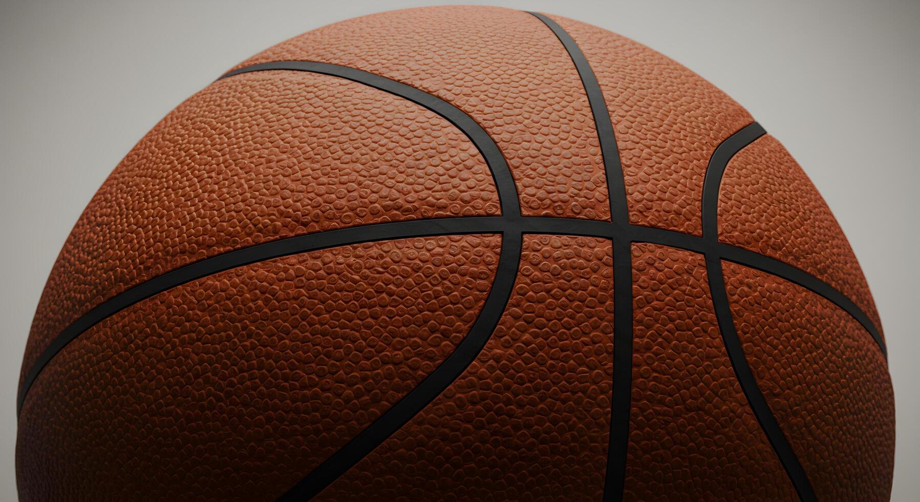 Close-up Shot of a Basketball Texture Details, Game Equipment Imagery photo