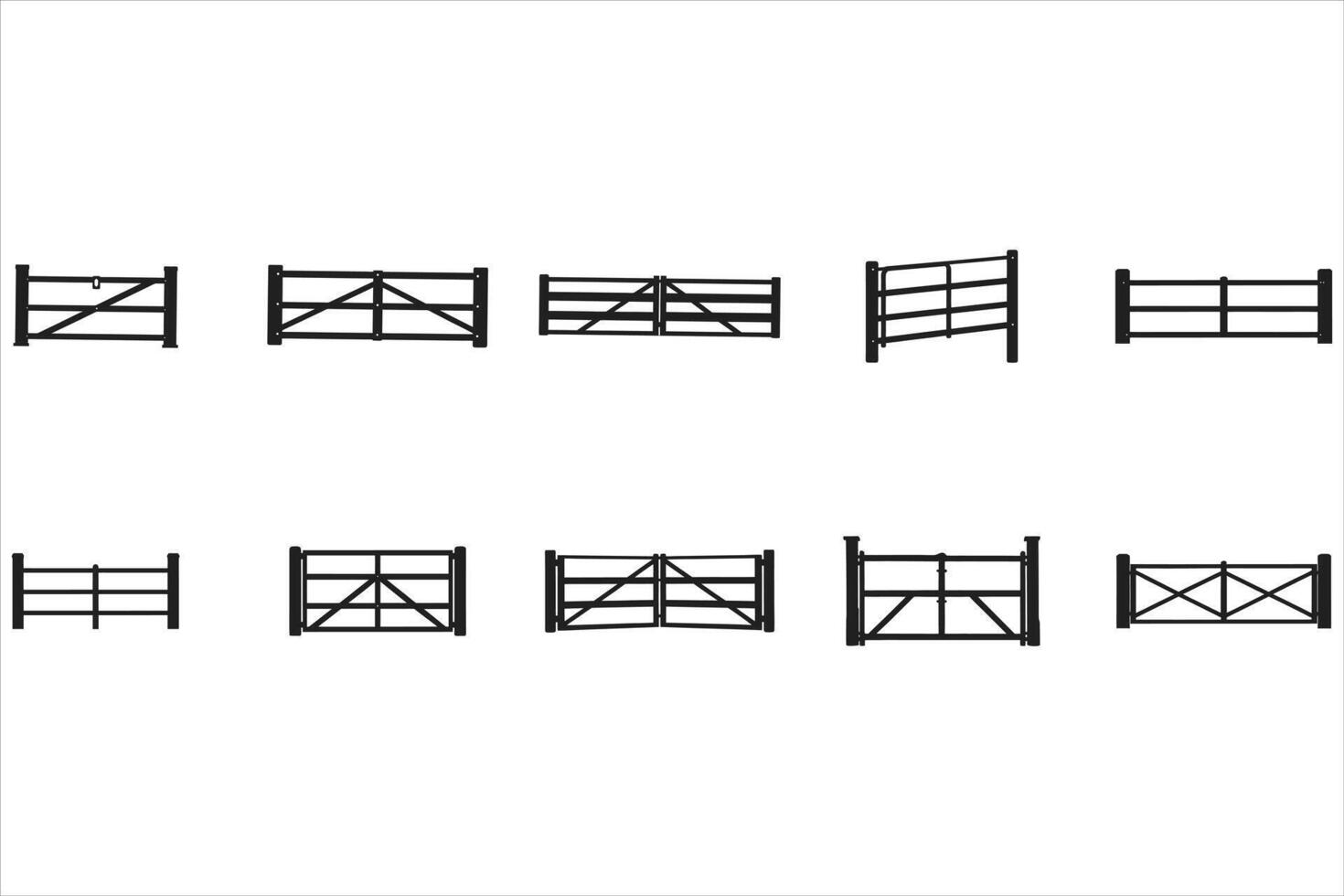 Open the Gate to Ranch Living vector