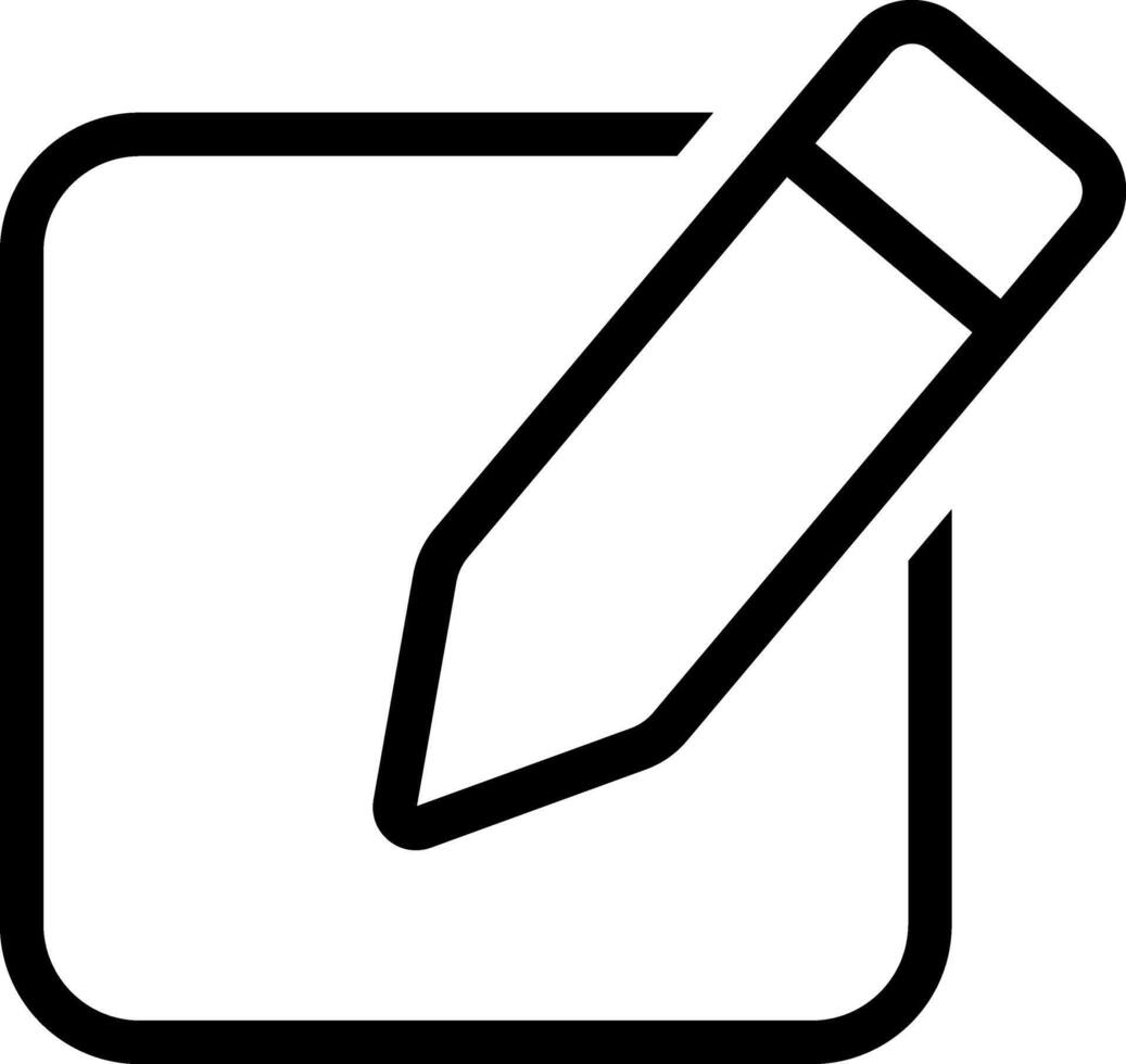Pencil with paper icon isolated School Business icon vector