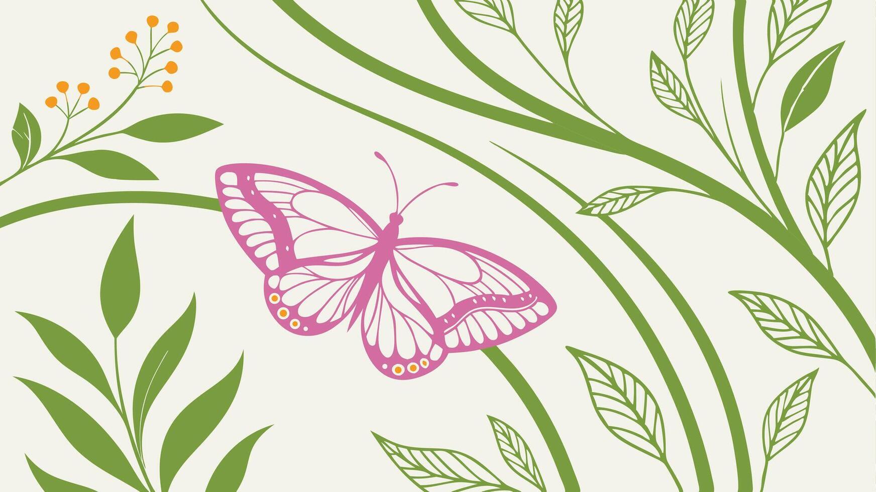 modern floral wallpaper pattern with flower. vector