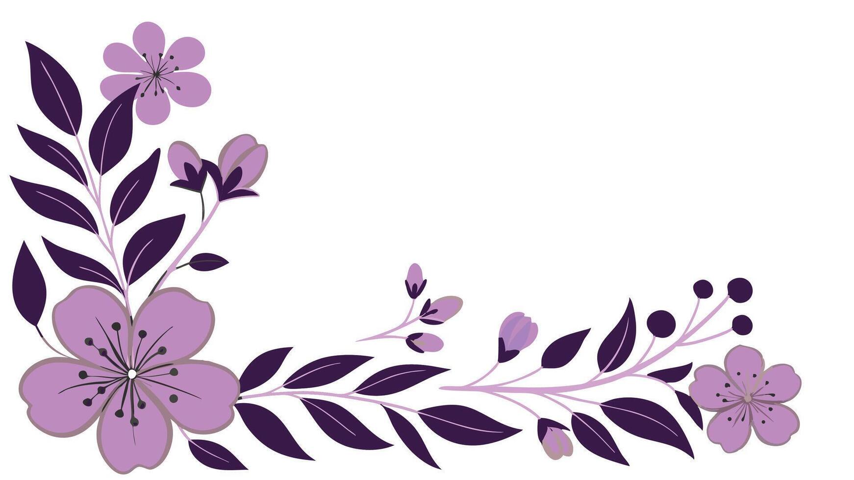 a beautiful floral frame with intricate vector