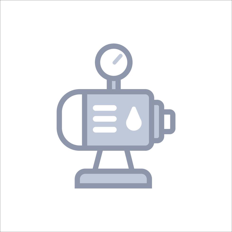 Hydro Pump Equipment Icon vector