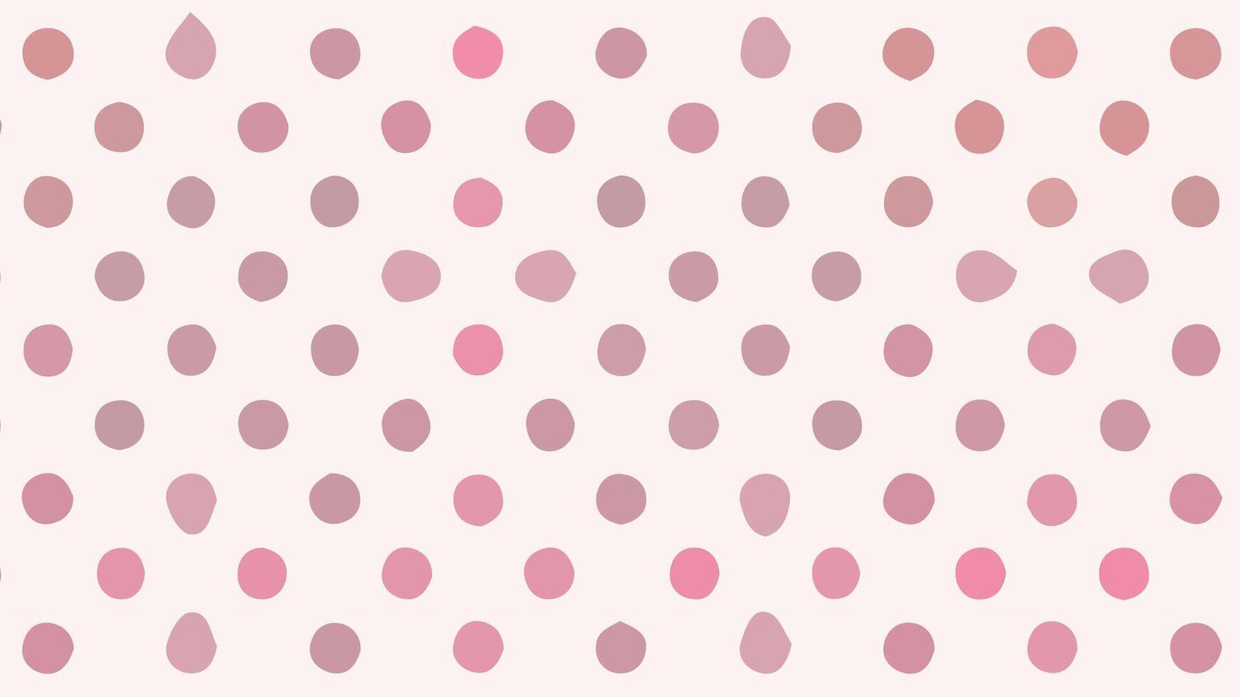Abstract polka dot design with soft colors and various circle shapes vector