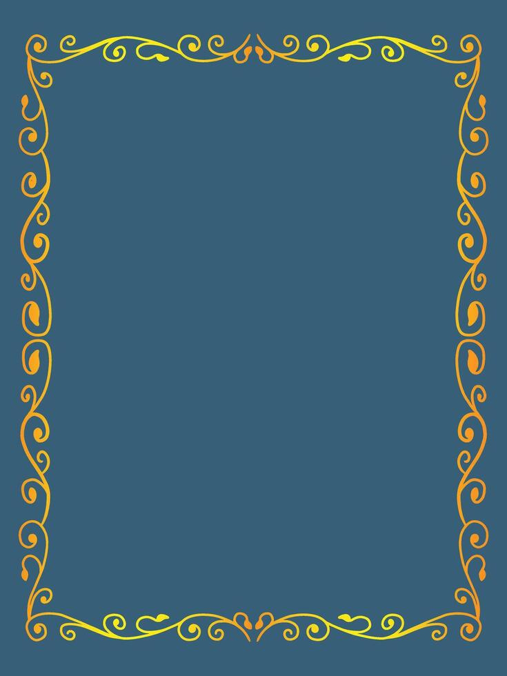 Luxurious Ornamental Frame Design vector