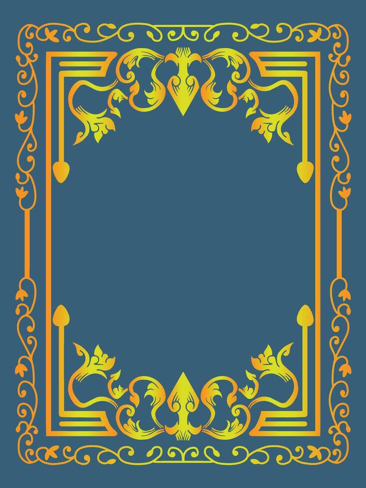 Vintage Ornamental Frame Element vector