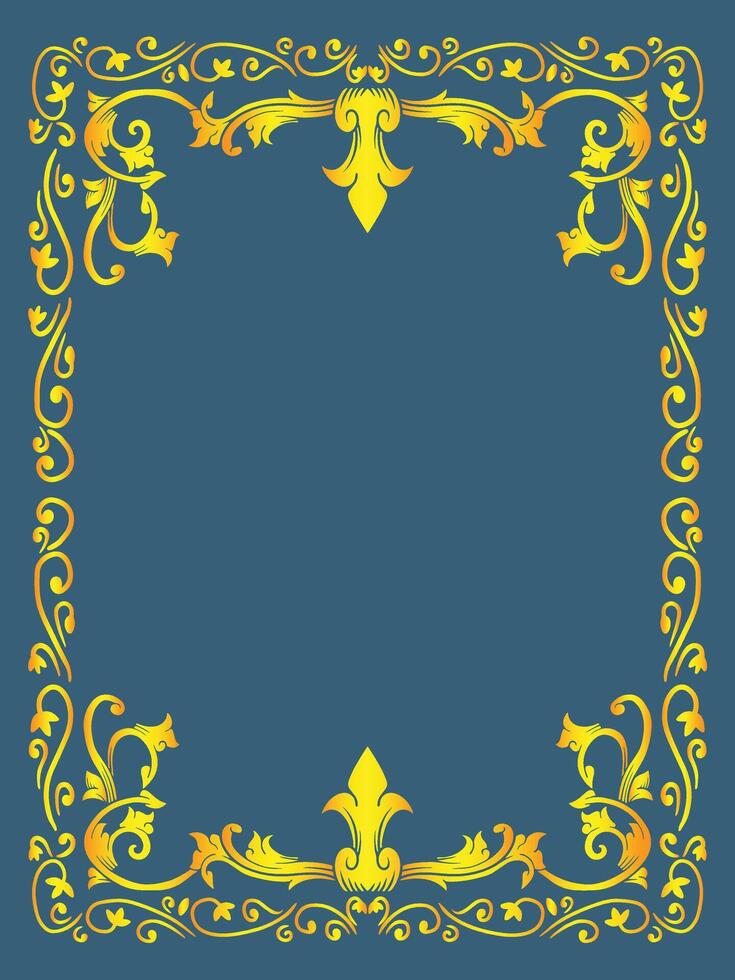 Fancy Decorative Ornamental Frame vector