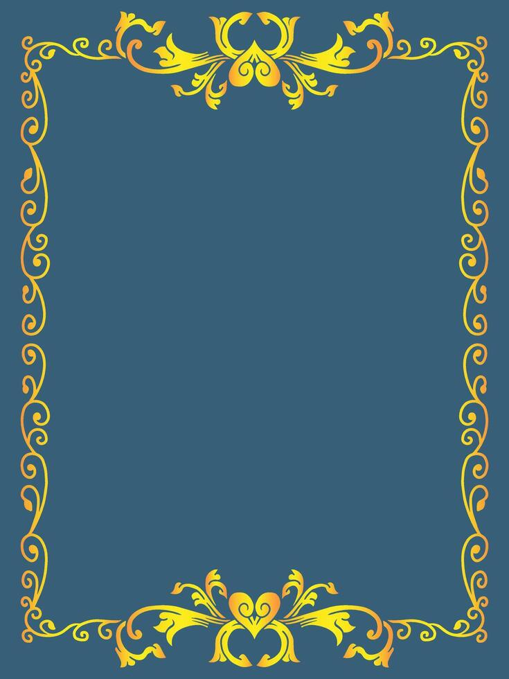 Traditional Label Ornamental Frame vector