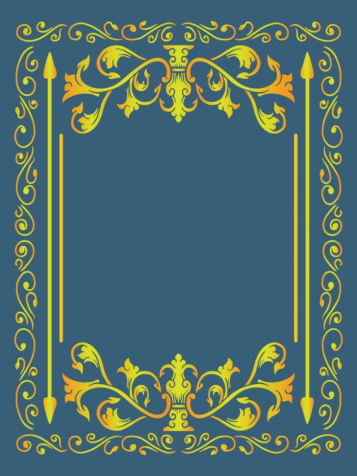 Heritage Style Ornamental Frame vector