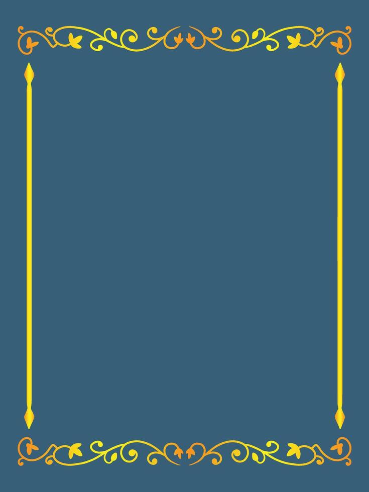 Simple Ornamental Frame Design vector