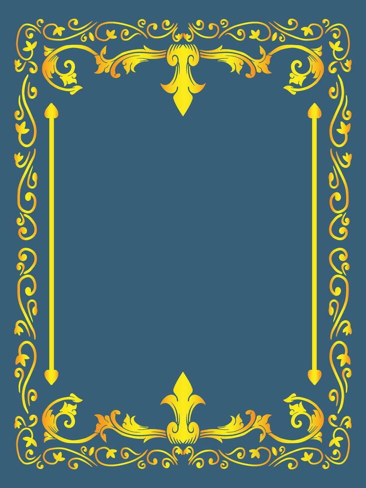 Scrollwork Ornamental Frame vector