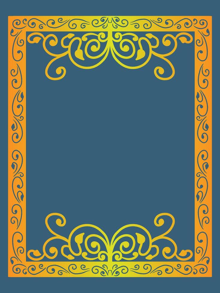 Royal Accent Ornamental Frame vector
