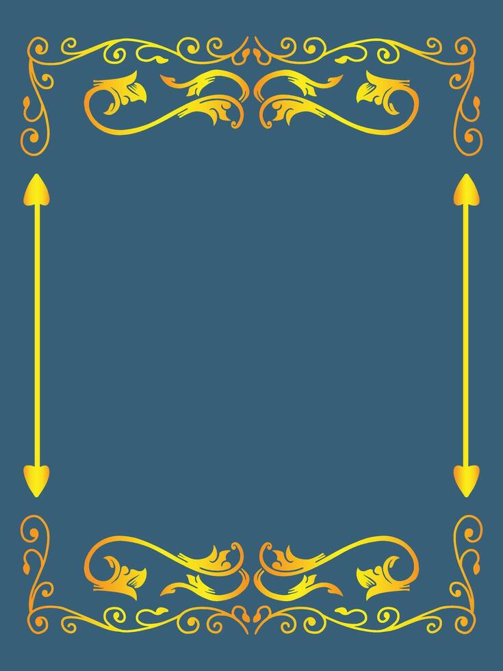 Label Design Ornamental Frame vector