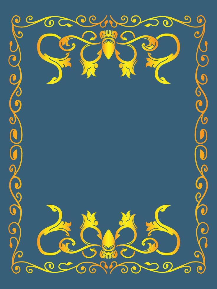 Invitation Template Ornamental Frame vector