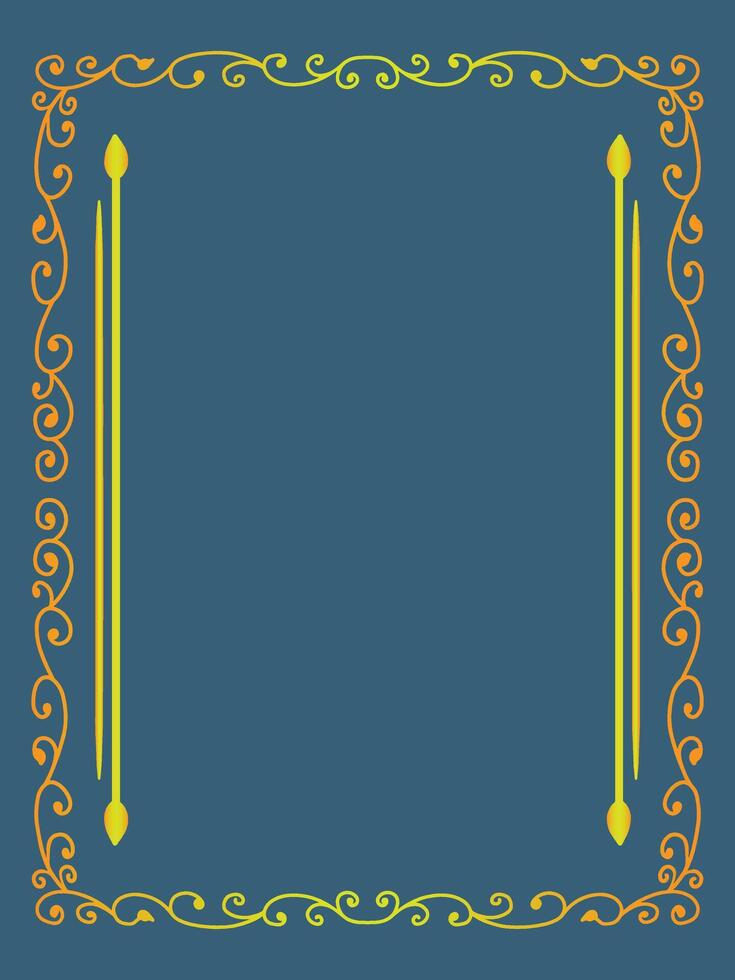Decorative Border Ornamental Frame vector