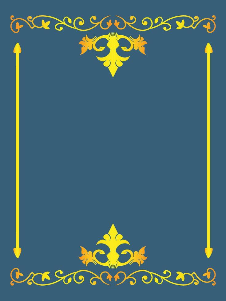 Classical Ornamental Frame Design vector