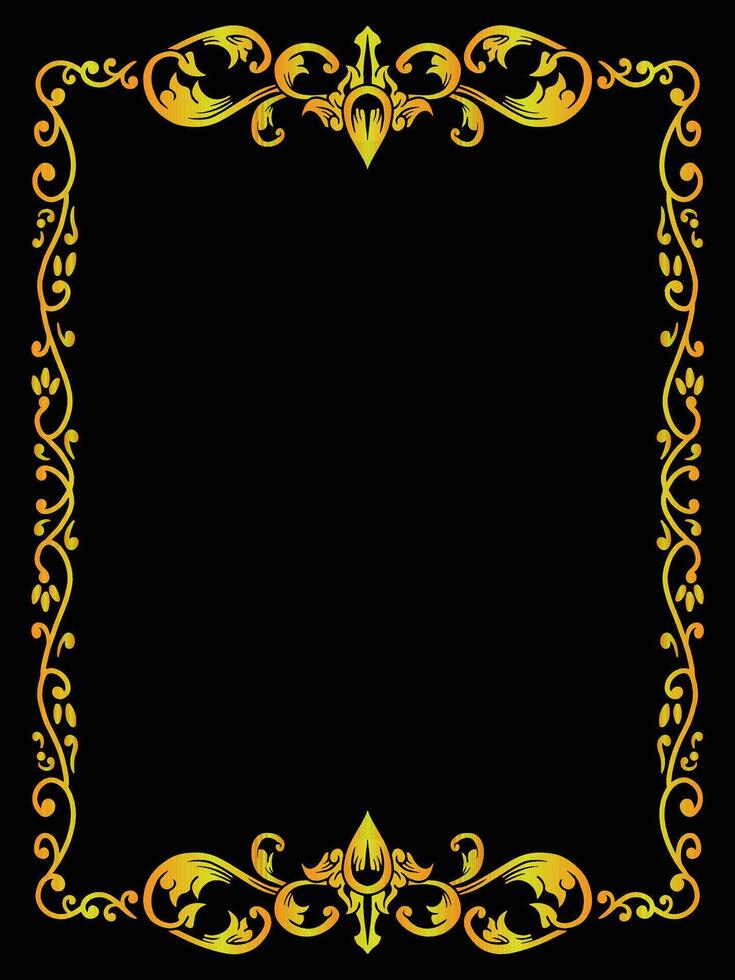 Minimalist Frame with Subtle Ornamental Corners vector