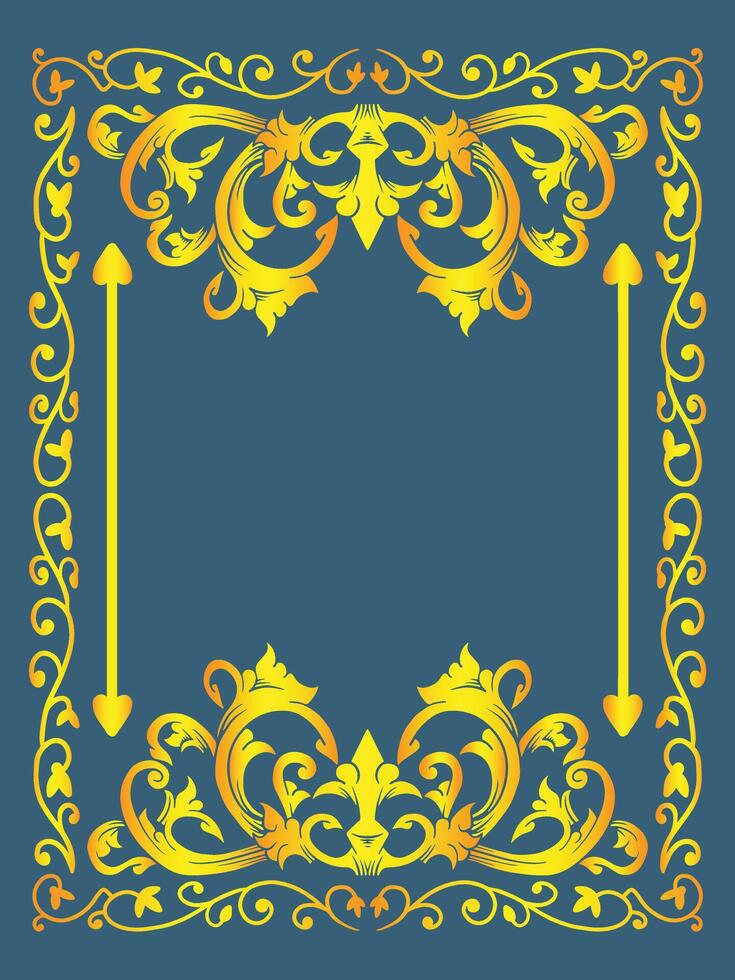 Old Fashioned Ornamental Frame Design vector