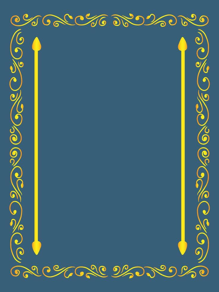 Single Vintage Ornamental Frame vector