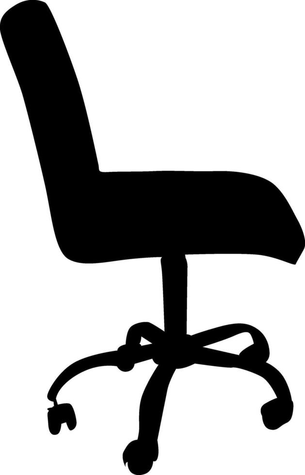 Office chair isolated on white background vector