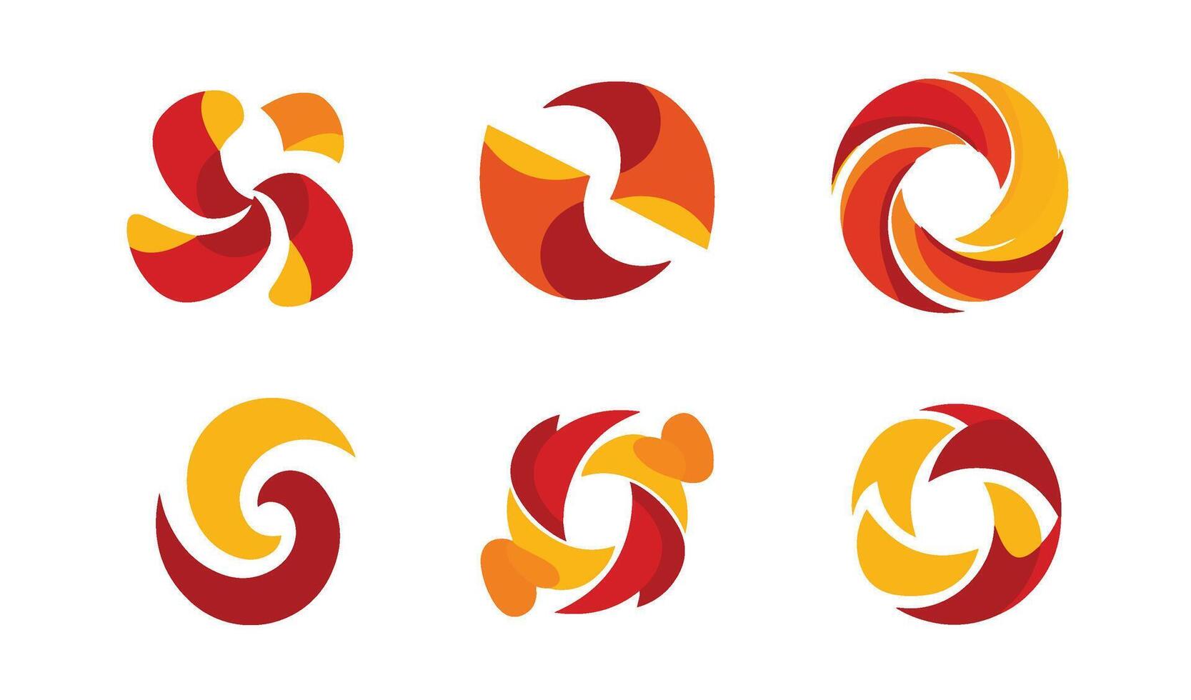 Artistic elegant marketing patterns curated with sleek and modern circular shapes art themes vector