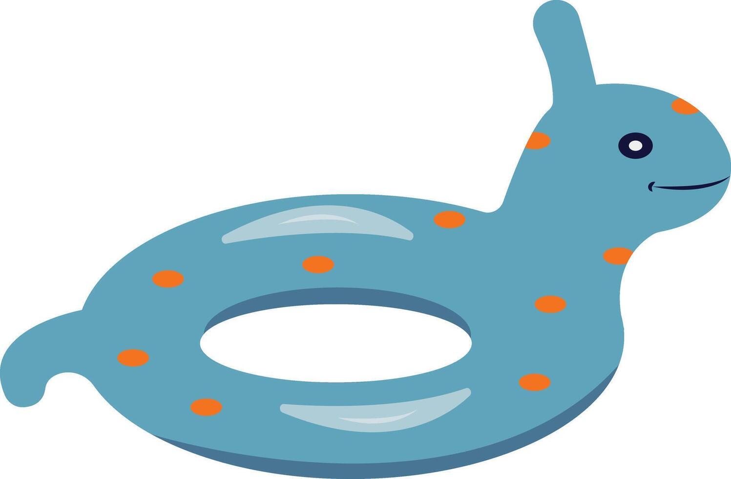 Illustration of inflatable Swimming Ring Isolated on White Background vector