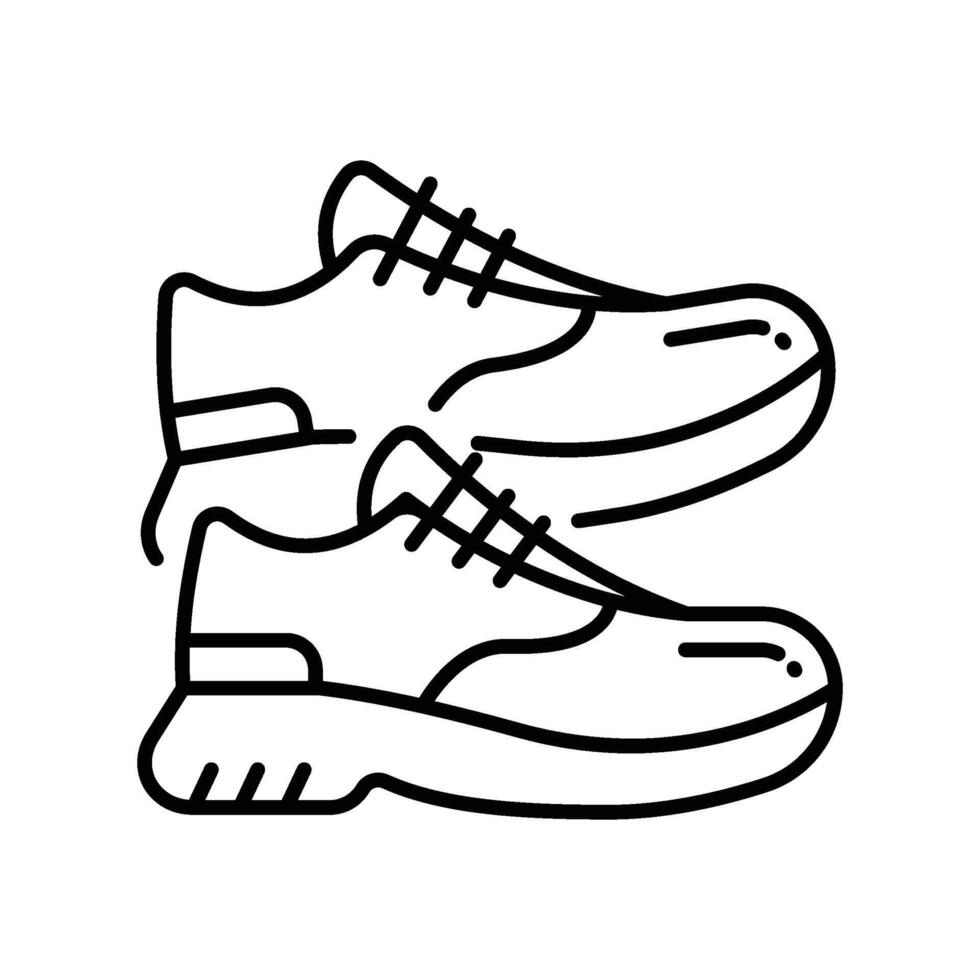 Shoes outline icon. EPS 10 file vector