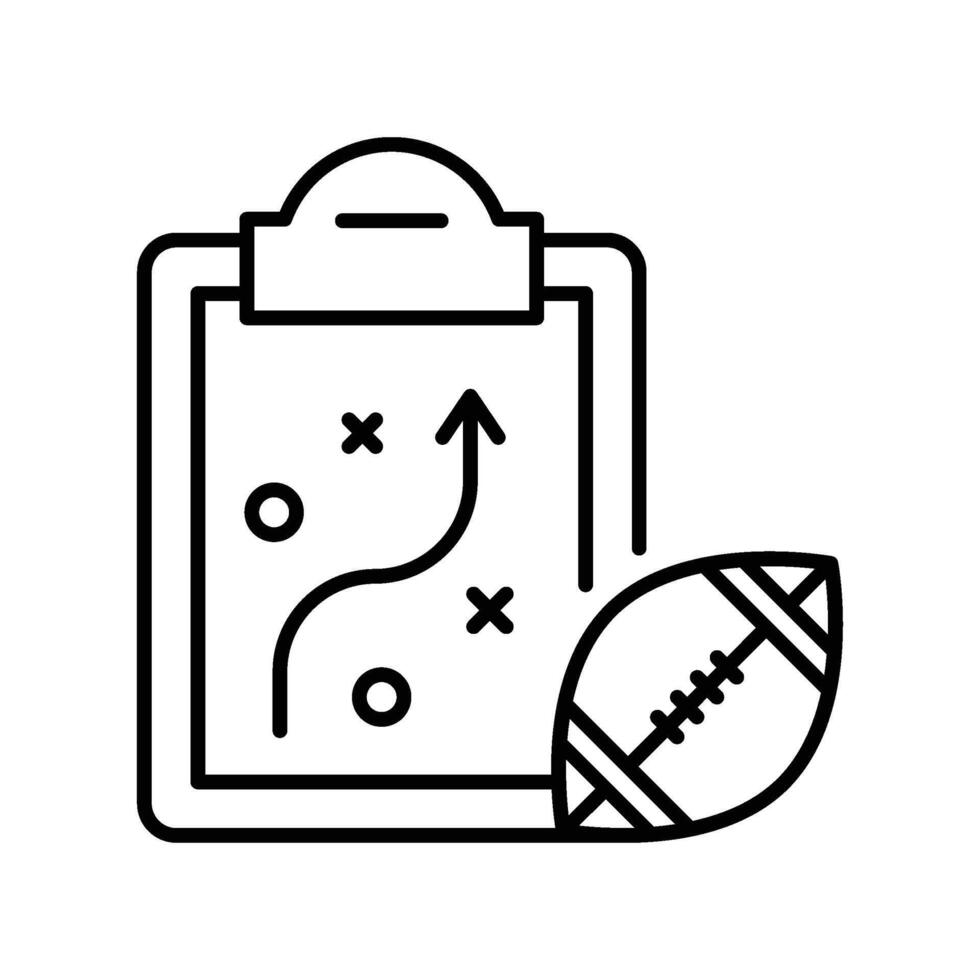 Strategy. outline icon. EPS 10 file vector