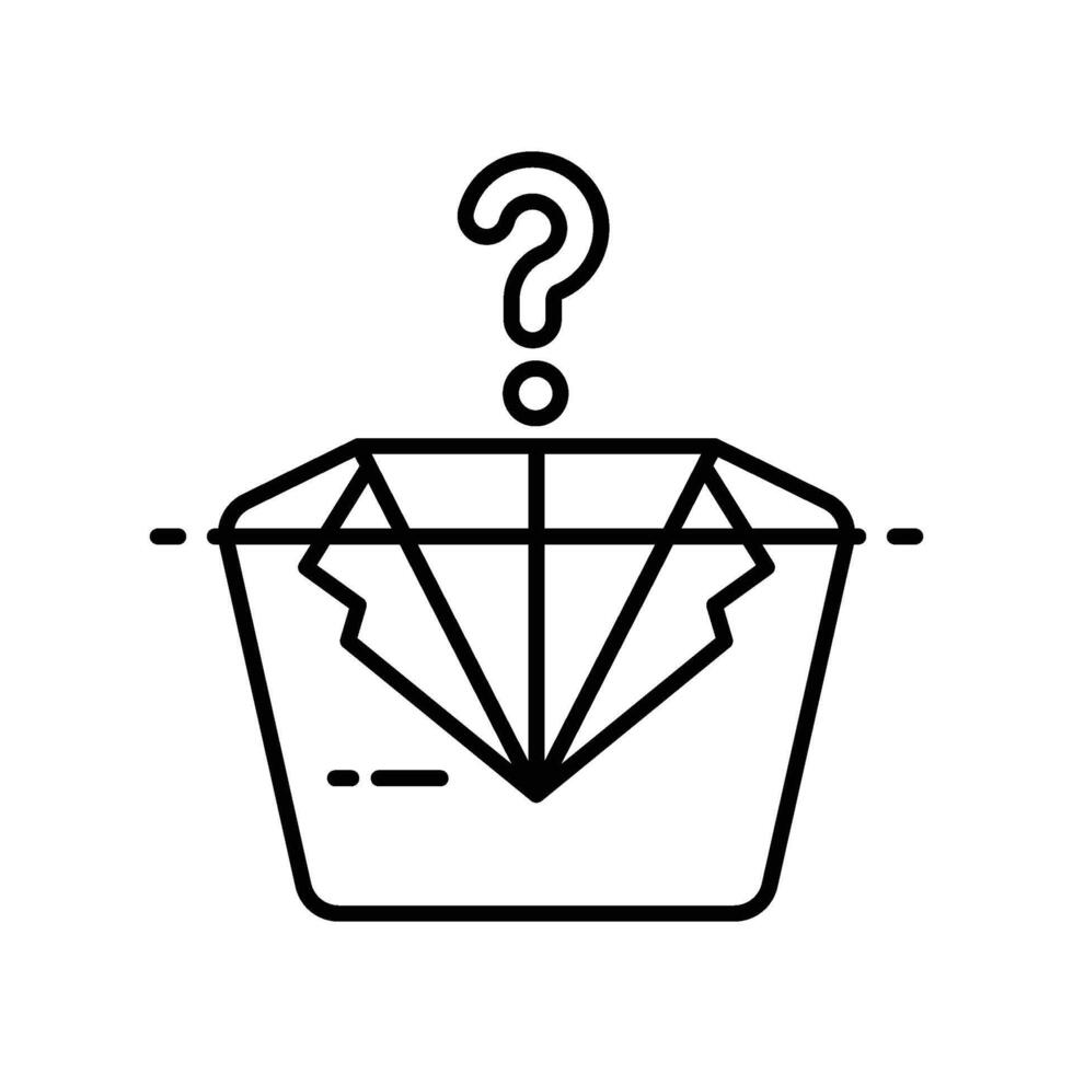 Mystery outline EPS 10 file vector