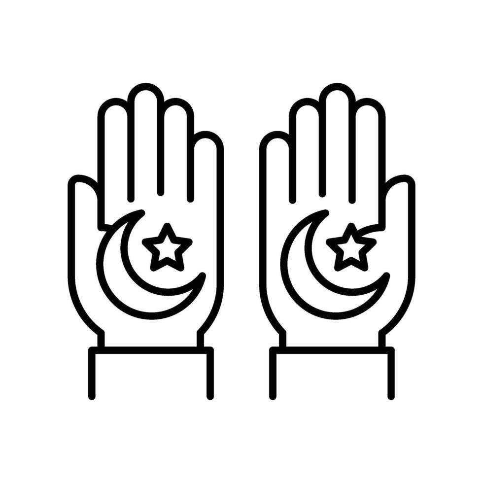 Mehndi outline icon. EPS 10 file vector