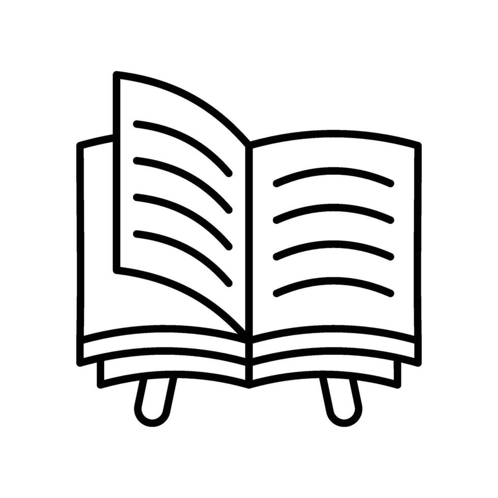 Quran kareem outline icon. EPS 10 file vector