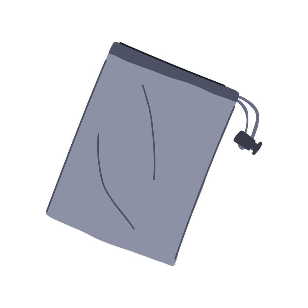 airtight compression bag cartoon illustration vector