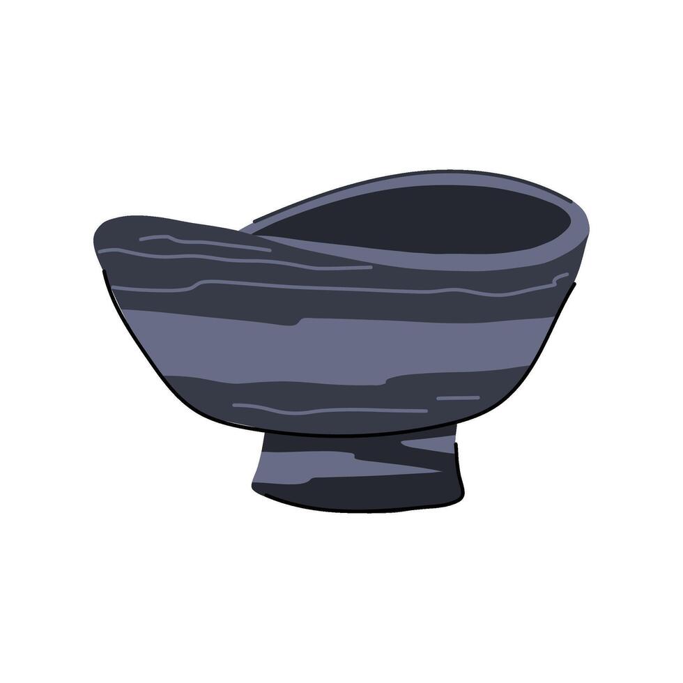 glass decorative bowl cartoon vector