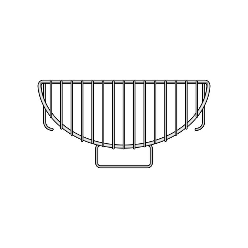 adjustable grill rack vector
